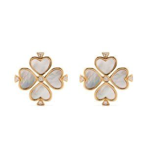 Kate Spade Legacy Logo Floral Spade Earrings